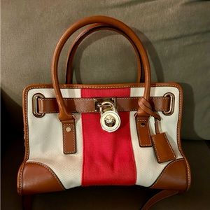 Authentic Michael Kors Hamilton Satchel Bag